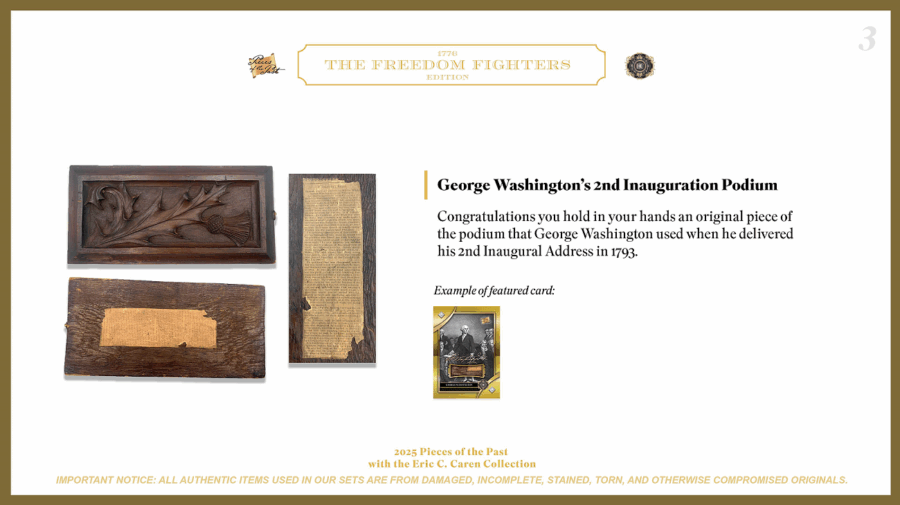 2025 Pieces of the Past 1776 The Freedom Fighters Edition