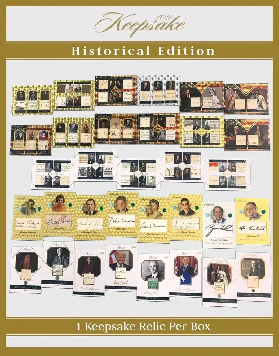 2024 Keepsake Historical Edition - Collection de Reliques Historiques Prestigieuses