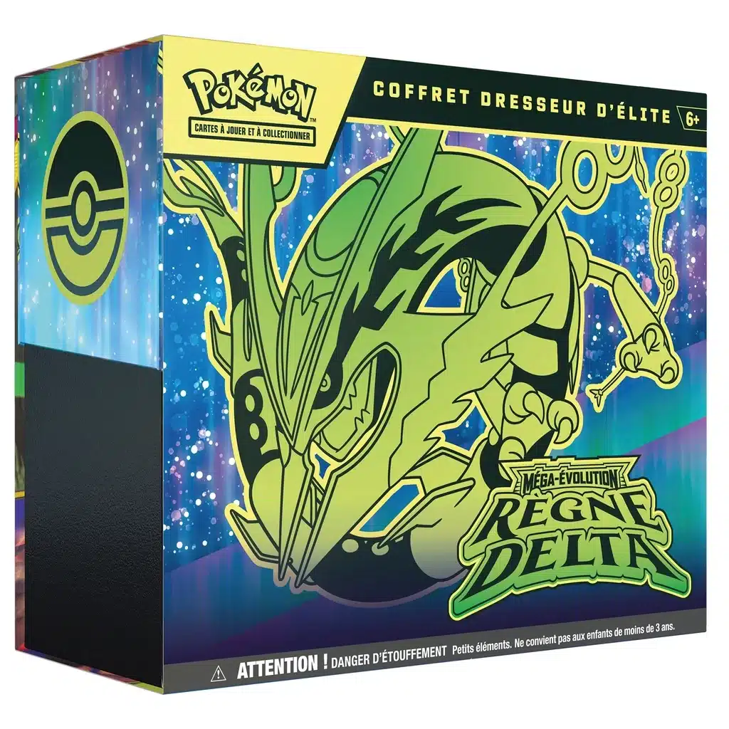 Pokémon Règne Delta : Coffret Dresseur d'élite Méga-Rayquaza (ME06) avec carte promo Kyogre
